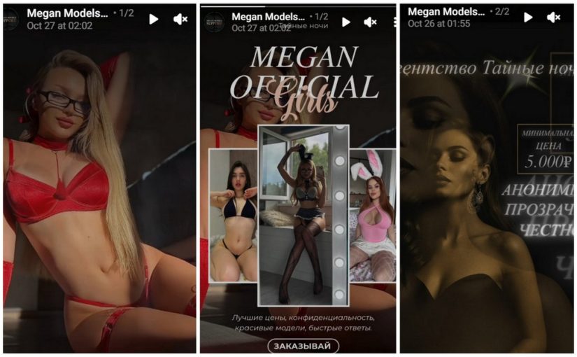 Фальшивые проститутки: Megan Models